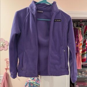 Columbia Violet Full-Zip Fleece Jacket